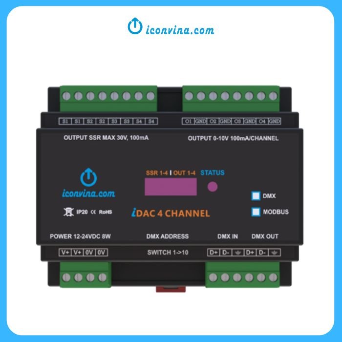 Pump inverter interface DMX DAC-4